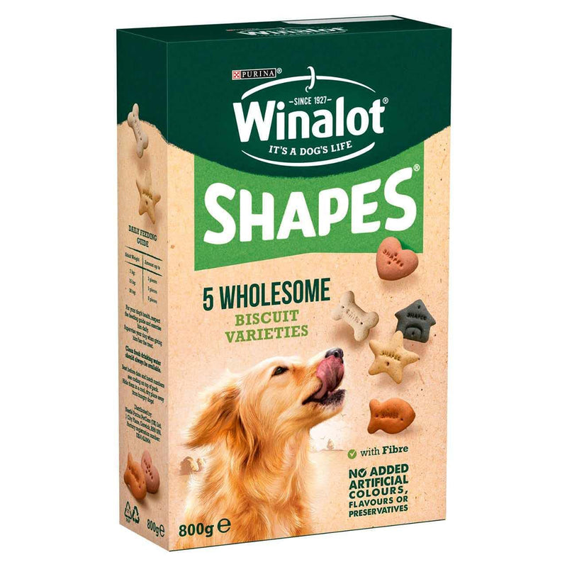 Winalot Wholesome 5 Shape Varieties Dog Adult Treat Biscuits 800g (2 Pack) - PawsPlanet Australia