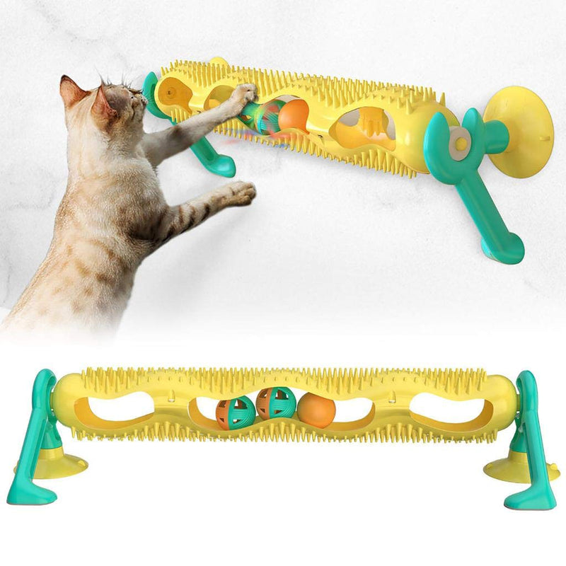 SevenMye Cat Track Ball Interactive Play Track with Moving Balls Cats Kitten Chasing & Exercising Needs for Indoor - PawsPlanet Australia