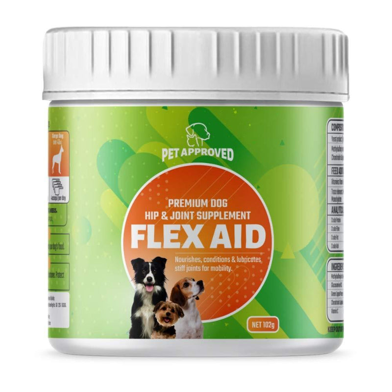 Dog Joint Supplements Glucosamine for Dogs - Provide Natural Dog Joint Pain Relief for Active Dogs Promote Dog Health by Providing Regular Dog Joint Care with Dog Supplements Powder Formula 102 Grams - PawsPlanet Australia