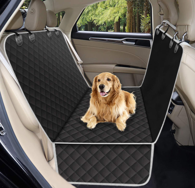 Alfheim Dog Car Seat Cover, Universal fit for Most Cars, Waterproof and Scratchproof Back Seat Cover, Nonslip Durable Washable Dog Travel Hammock with Side Flaps - PawsPlanet Australia