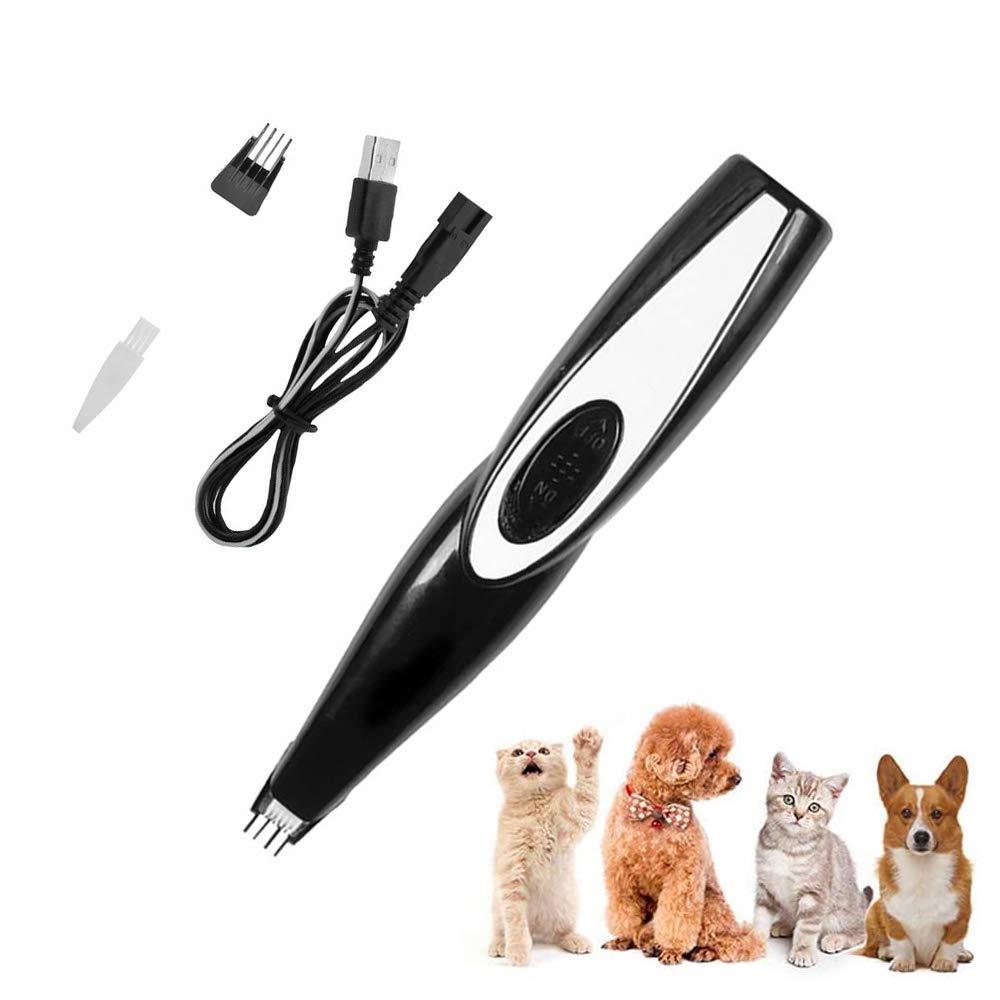panthem Dog Grooming Clippers, Rechargeable Cordless Cat and Dog Paw Partial Clippers, Low Noise Electric Pet Trimmer for Hair Around Face, Eyes, Ears, Paw, Rum - PawsPlanet Australia