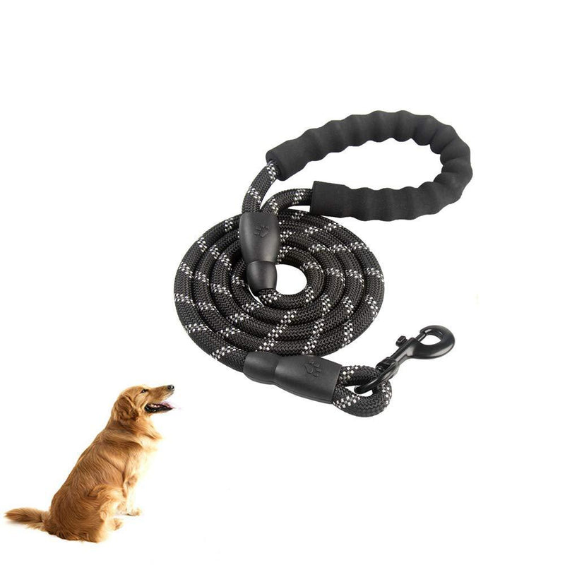 YUEMING Reflective Dog Leads Slip Rope, Nylon Dog Leash with Comfortable Padded Handle and Reflective Threads, for Large and Medium Dog Walking Training - PawsPlanet Australia