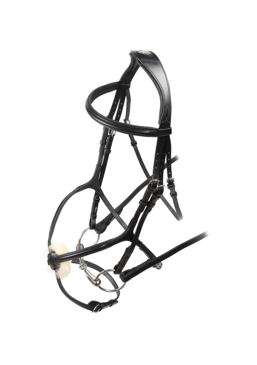 Shires Velociti Grackle Bridle Black Full - PawsPlanet Australia