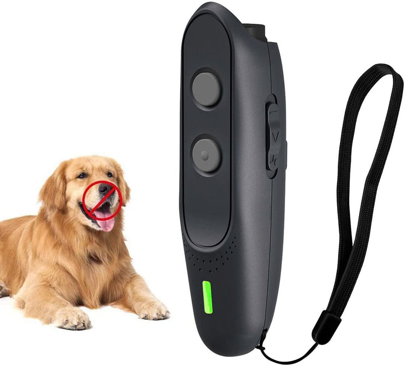 HXWEB PET Anti Dog Barking Device, Stop Dog Bark Ultrasonic Handheld Anti-Bark Deterrent, Safety Indoor Outdoor Training Tool for Small Middle Large Dogs, 16.4 Ft Effective Control Range - PawsPlanet Australia