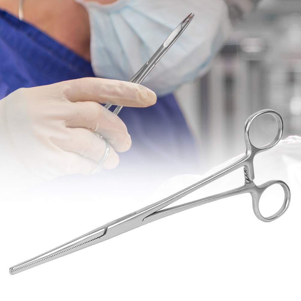 Stainless Steel Durable with Straight Tip Rust-Resistant Pet Hair Forceps, Surgical Forceps, Anti-Slip Handle for Animal Pets - PawsPlanet Australia
