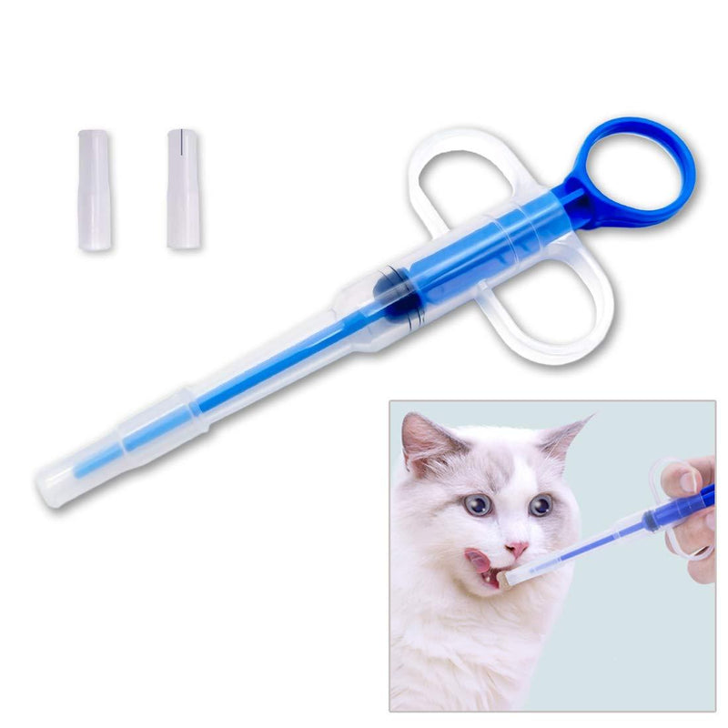 Feeziloe Pet Medicine Feeder, Silicone Tip Syringes Pills Feeding Dispenser Tool, with 2 Soft Silicone Tip, Feeding Kit for Dogs Cats Baby Animals - PawsPlanet Australia