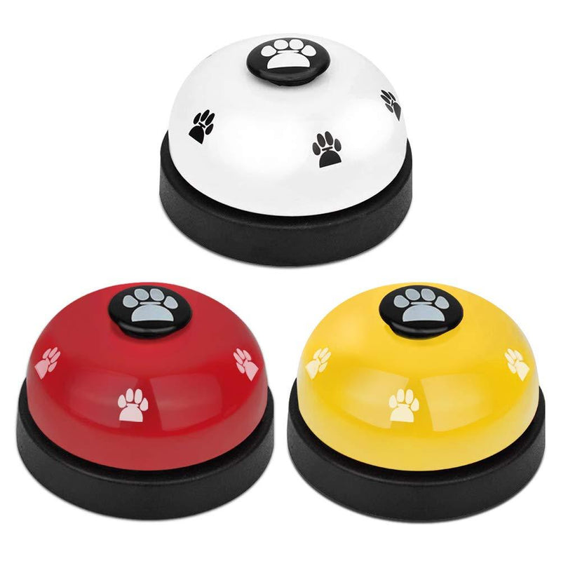 maxin Dog Training Bell, Set of 3 Dog Puppy Pet Potty Training Bells,Dog Training Bells for Door Small Dog Cat,Dog Training Bell to Go Outside, Interactive Toys Pet Tool Communication Device - PawsPlanet Australia