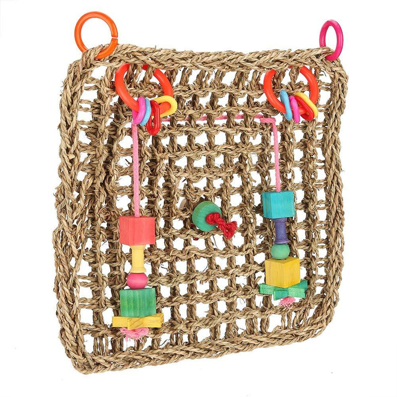 HEEPDD Bird Toys Parrot Cage Toy Hanging Swing Ladders Climbing Perched for Bird Cages - PawsPlanet Australia