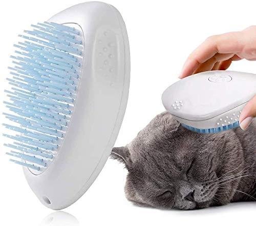 MINISTAR Cat Brush,Cat Brush for Shedding and Grooming,Slicker Brush Cat,Deshedding Brush for Dogs,Dematting Brush for Dogs,Cat Brush for Short Haired Cats,Dog Brush,for Massage,with Cleaning Button - PawsPlanet Australia