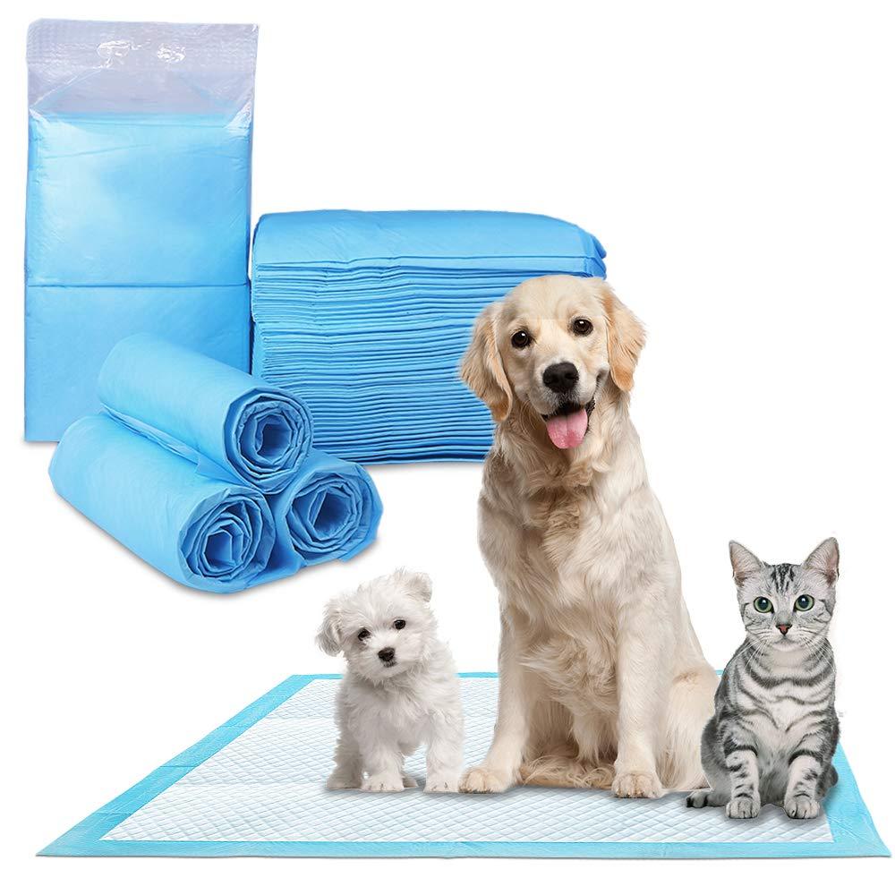 Phiraggit Pet Training Pads, Thicker Heavy Absorbency Pet Training Puppy Pee Pads for Small to Medium Sized Dogs, Cats, Rabbits and Other House Training Pets, 50 count (45x60cm) - PawsPlanet Australia