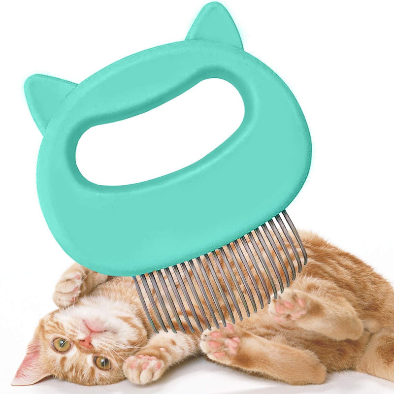 Gxhong cat brush, cat comb, massage brush For Pets Cat Dogs For, Pet Brush, Pets Cleaning Brush Removes Dead Undercoat And Loose Hair (green) - PawsPlanet Australia