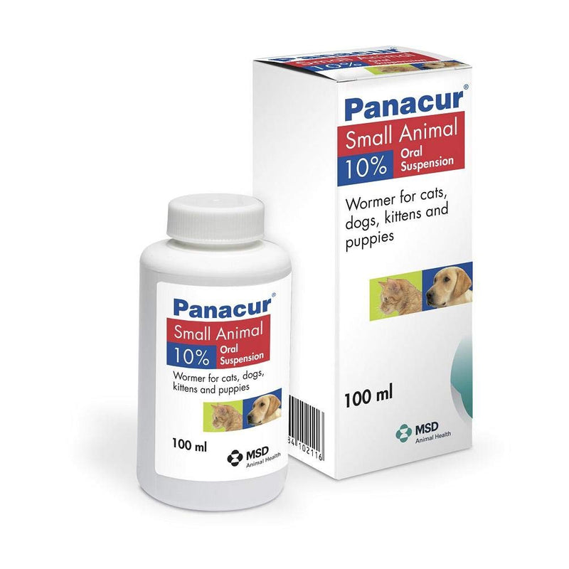 Panacur Small Animal 10% Oral Suspension- 100ml - PawsPlanet Australia