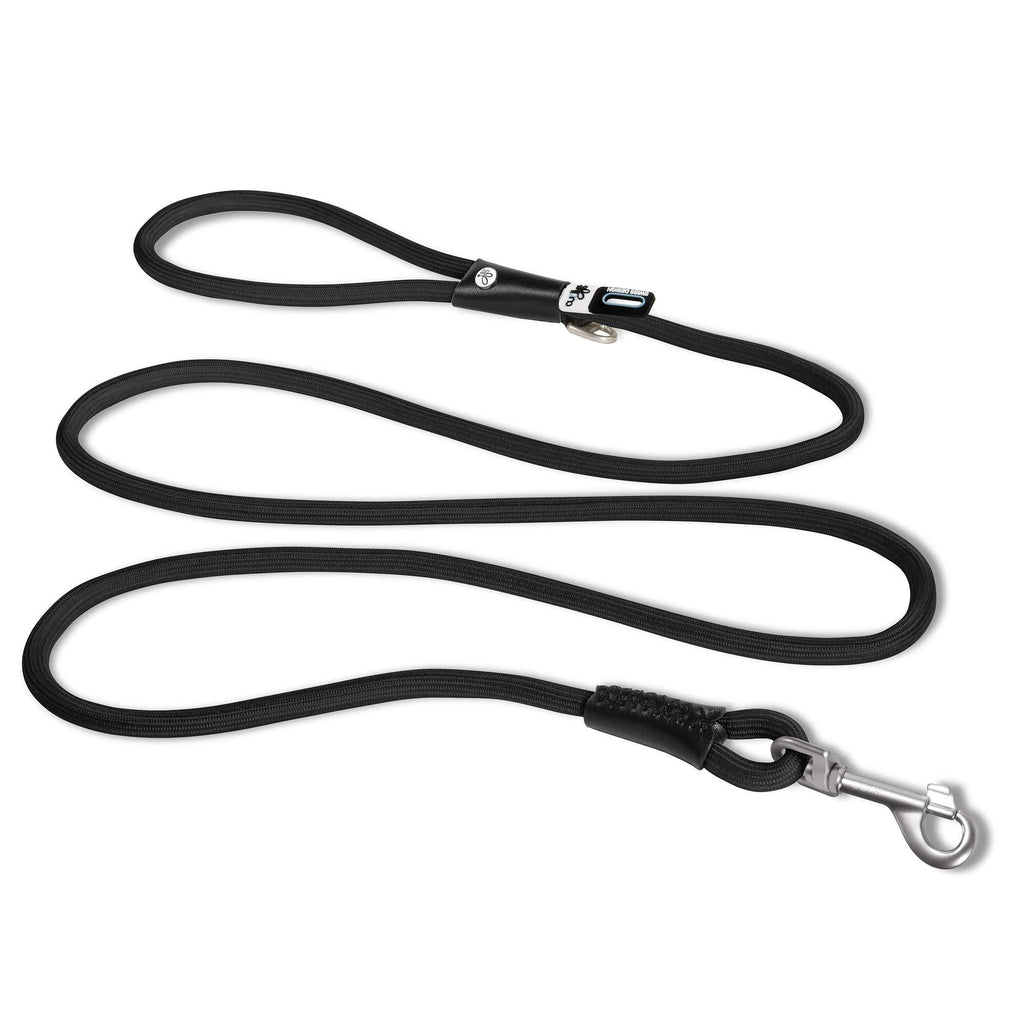 Curli Stretch Comfort Leash Black L - PawsPlanet Australia