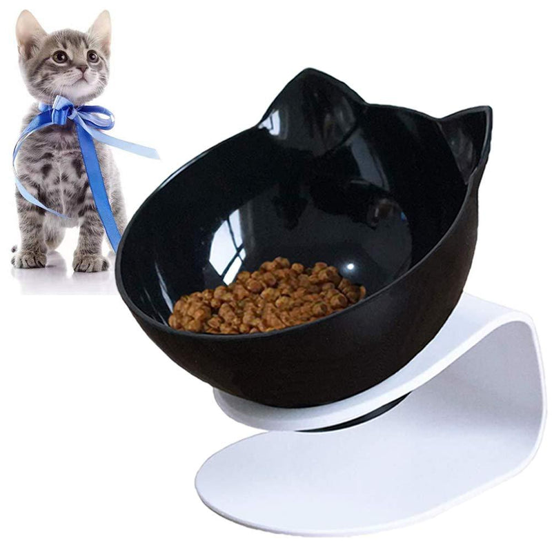 VieVogue Cat Double Food Bowl Pet Food Bowl with Raised Stand Pet Feeding Bowl Perfect for Cats and Small Dogs (Single bowl) Single bowl - PawsPlanet Australia