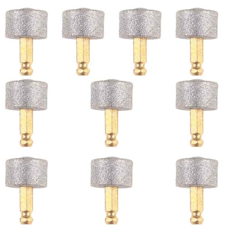 Balacoo 10Pcs Dog Nail Grinder Wheel Pet Nail Grinders Replacement Heads Nail Trimmer Tips for Dog Electric Claw Nail Grooming Tool (Grey) Grey 10pcs - PawsPlanet Australia