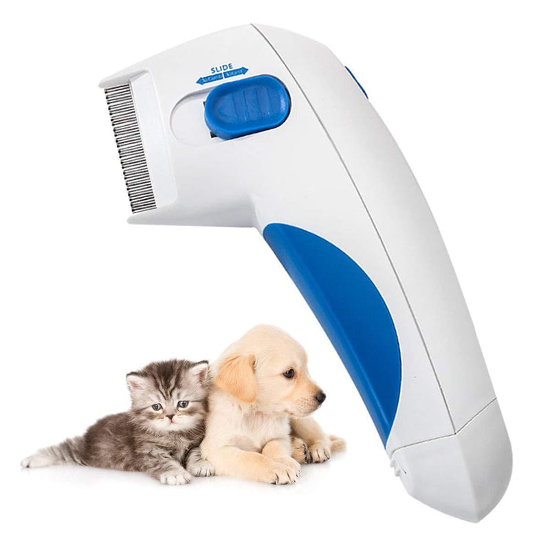 LQRLY Electric Flea Comb for Pet, Fleas Removal Tool Electric Brush Comb for Dogs Cats CSZ - PawsPlanet Australia