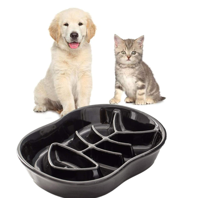 Slow Feeder Cat Dog Bowl Ceramic Kitten Bowl Fun Interactive Feeder Bowl Preventing Pet Feeder Anti-Gulping Healthy Eating Diet cat Bowls - PawsPlanet Australia