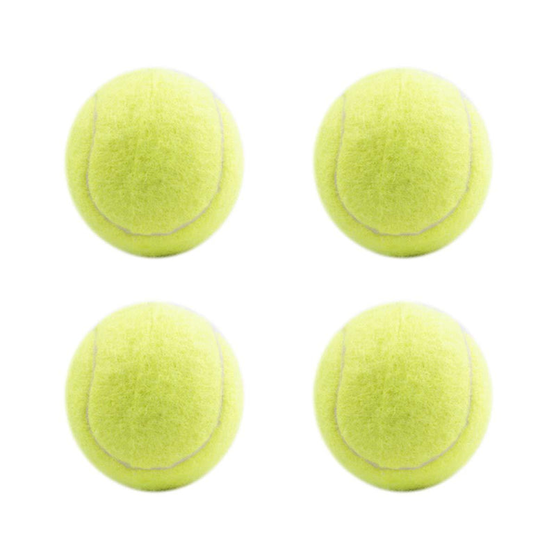 N\A Pet Tennis Balls, 4Pcs Large Dog/Puppy Toys for Training Outdoor Sports Beach - PawsPlanet Australia