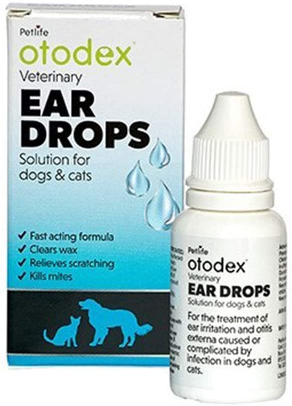 SIPW - Otodex Cat and Dog Ear Drops - kills mites removes wax 14ml - PawsPlanet Australia