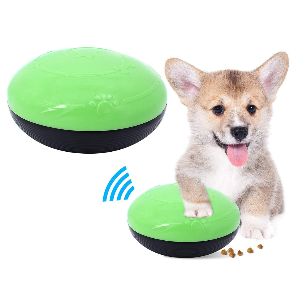 ShawFly Pet Dog Vocal Toy Dog Treat Ball Food Dispenser Interactive Toys Anti-bite Leaky Ball with Sound for Small Medium Dogs and Cats (Green) - PawsPlanet Australia