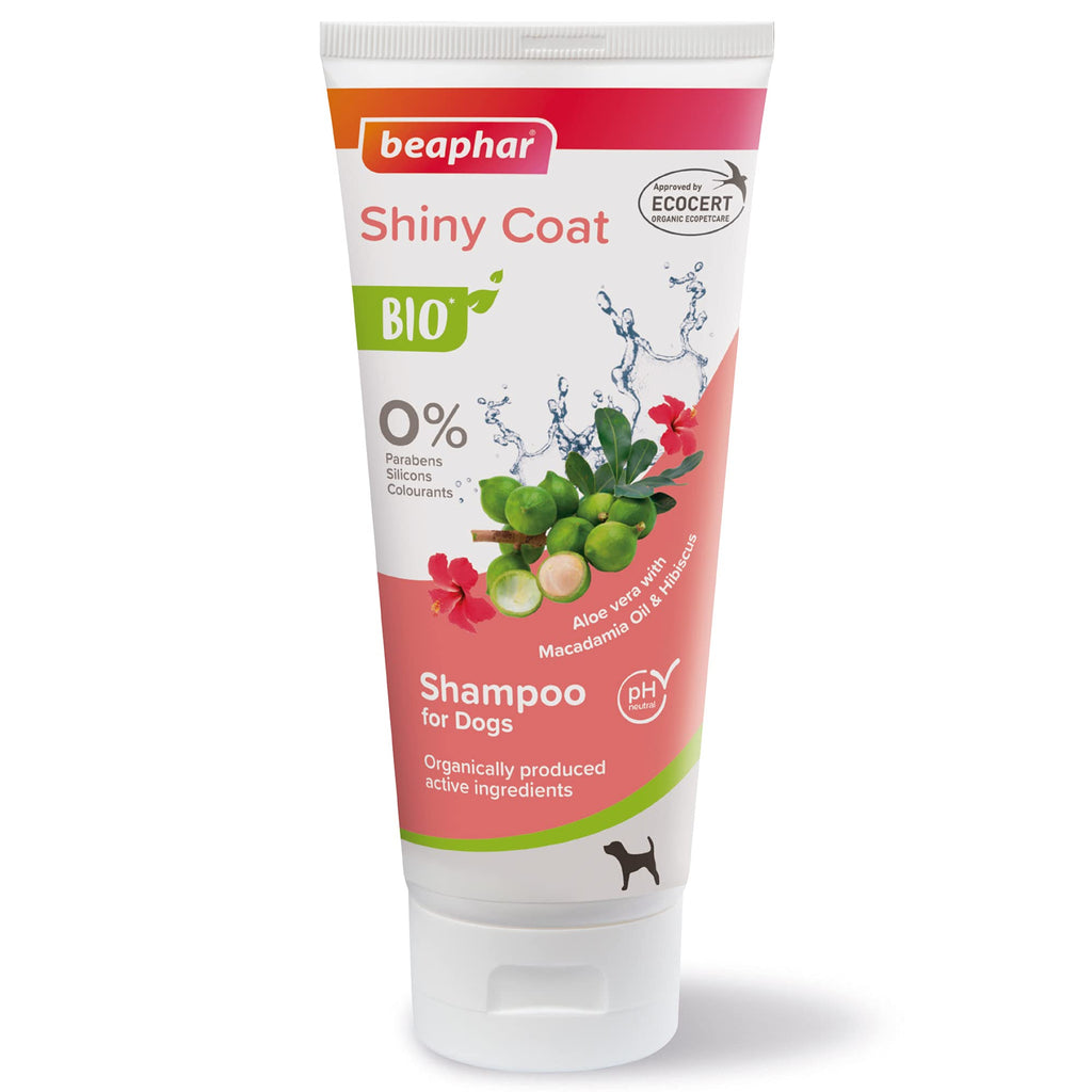 Beaphar Bio Shiny Coat Shampoo for Dogs, 200 ml - PawsPlanet Australia