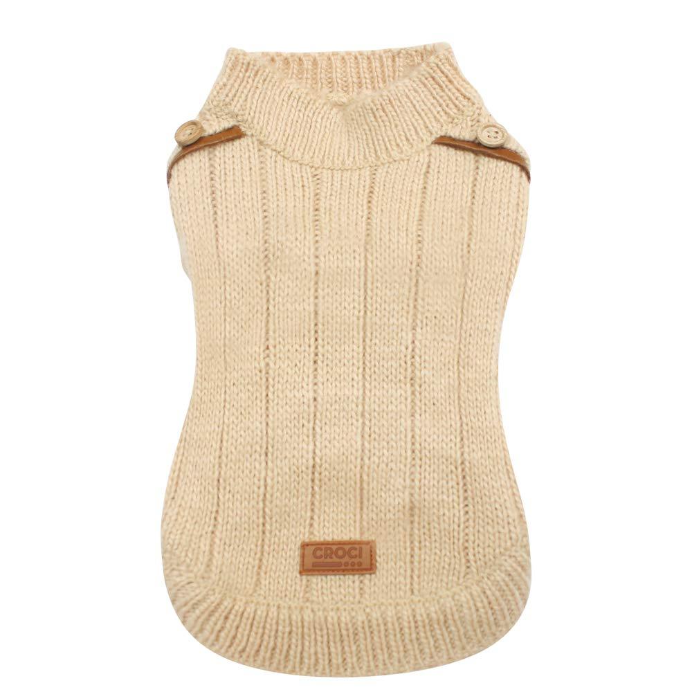 Cross Sweater Ecru' Cm.30-15 g - PawsPlanet Australia