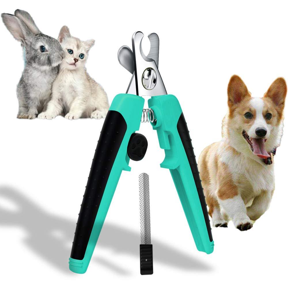 Briller Kitten Nail Clippers, Professional Dog Nail Clippers with Safety Guard to Avoid Over-Cutting, Free Nail File, Cat Nail Clipper with Sturdy Non Slip Handles Pet Trimmer - PawsPlanet Australia