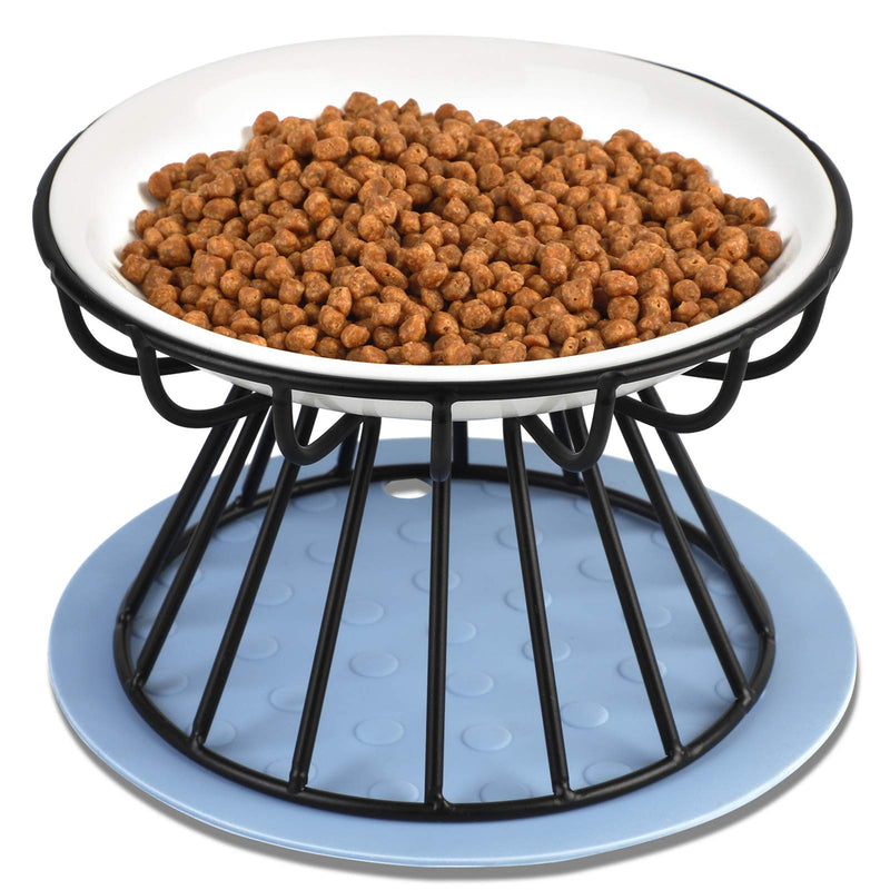 Legendog Cat Bowl, Raised Cat Bowls with Stand, Cat Food Water Bowls, Cat Food Dish Ceramic, Whisker Fatigue, Anti Vomiting, No Spill Ceramic Pet Dishes for Cats and Small Dogs - PawsPlanet Australia