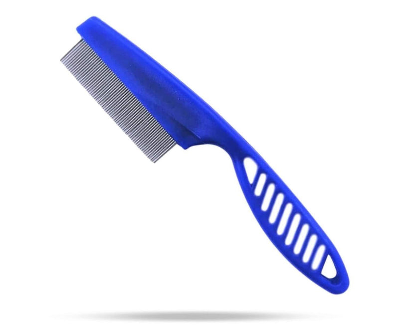 Zanipro Cat & Dog Tear Stain & Flea Remover Comb - Stainless Steel Pet Grooming Supplies for Safely Removing Eye Mucus, Crust, Fleas and Matted Fur (Single) - PawsPlanet Australia