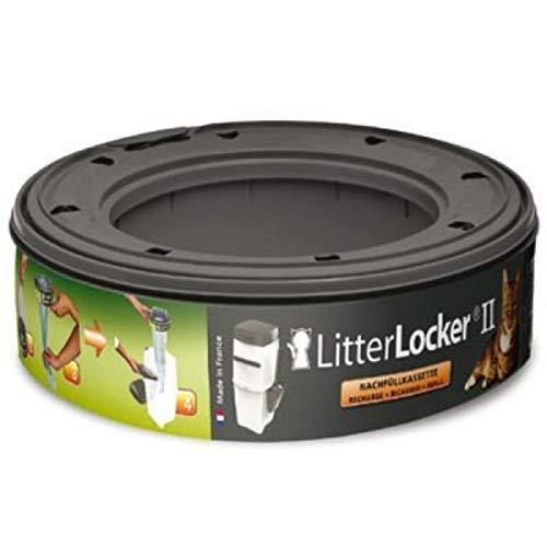 LitterLocker II Refill Cartridge- 1 Unit, Hygienic Disposal System For Soiled Cat Litter, Environmentally Friendly Cartridge, Completely Hygienic Deodorizer, Traps Odours - PawsPlanet Australia