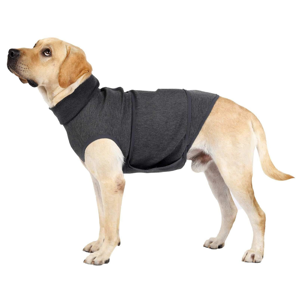Dog Anxiety Relief Coat Lightweight Soft Anxiety Jacket Vest Wrap Shirt For Anxious Pets Relief Stress Keep Calming Comfort M Grey - PawsPlanet Australia