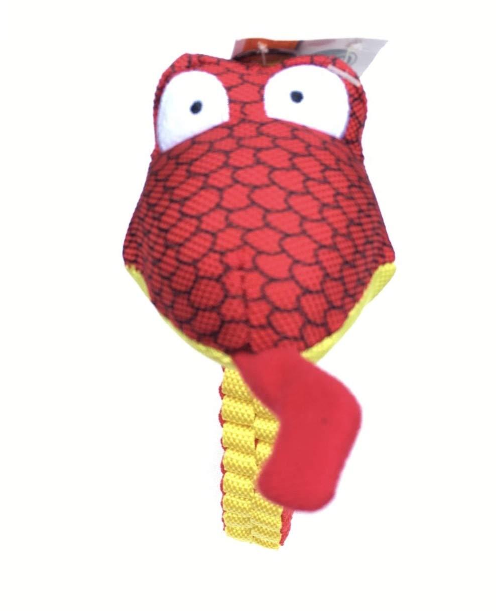 PET SHOP the squeaky braided dog toy (Red) Red - PawsPlanet Australia