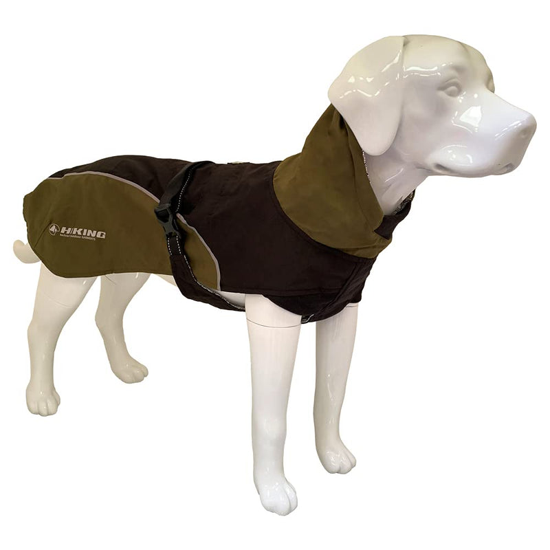 Cross Hiking Dog Coat, Waterproof for Dogs, Thermoregulating Lining, Nanga Black, Size 40 cm - 195 g - PawsPlanet Australia