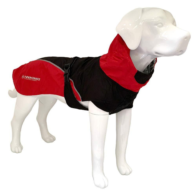 Cross Hiking Dog Coat, Waterproof for Dogs, Thermoregulating Lining, Nanga Red, Size 45 cm - 260 g - PawsPlanet Australia