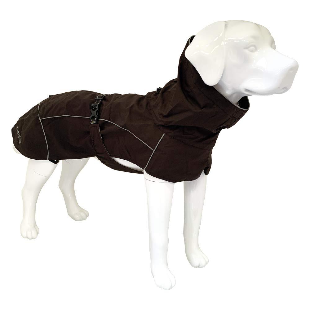 Croci Hiking Coat for Dogs, Waterproof for Dogs, Makalu, Thermoregulating Lining, Black, Size 50 cm - 380 g - PawsPlanet Australia