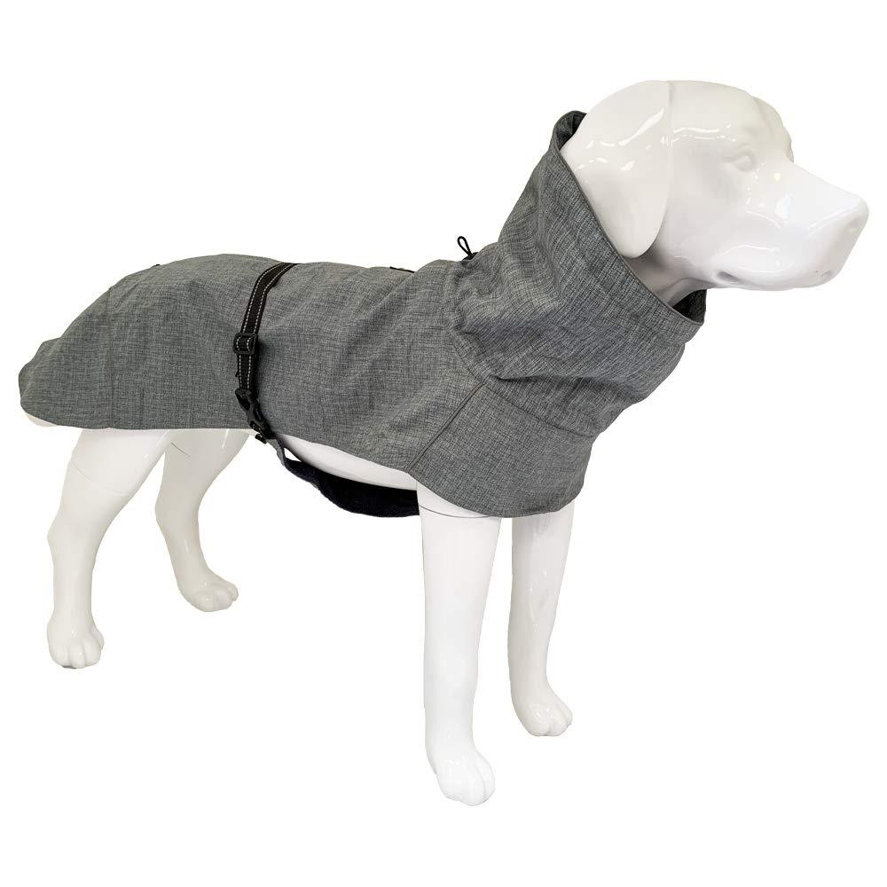 Cross Hiking Coat For Dogs, Waterproof For Dogs, Padded Winter Coat, ThermopileEverest Grey Lining, Size 40 cm - 195 g - PawsPlanet Australia