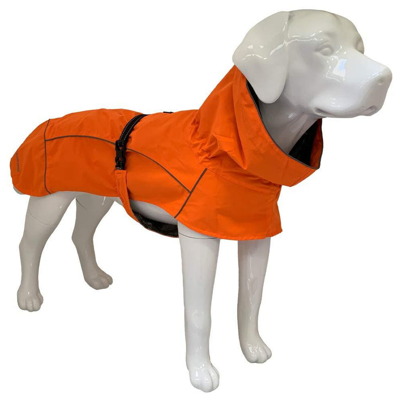 Croci Hiking Coat for Dogs, Waterproof for Dogs, Makalu, Thermoregulating Lining, Orange Size 55 cm - 381 g - PawsPlanet Australia