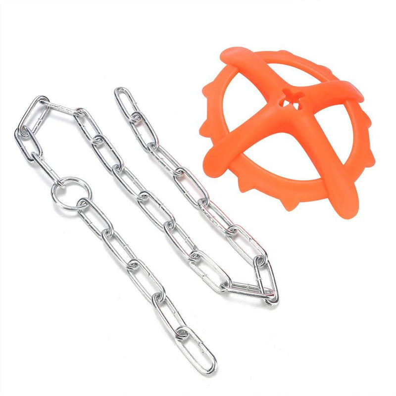 Weiyiroty With Long Metal Chain Plastic Bite Toy, High-Strength Veterinary Toy, Hollow Bite Plate Design for Pig Piglets - PawsPlanet Australia