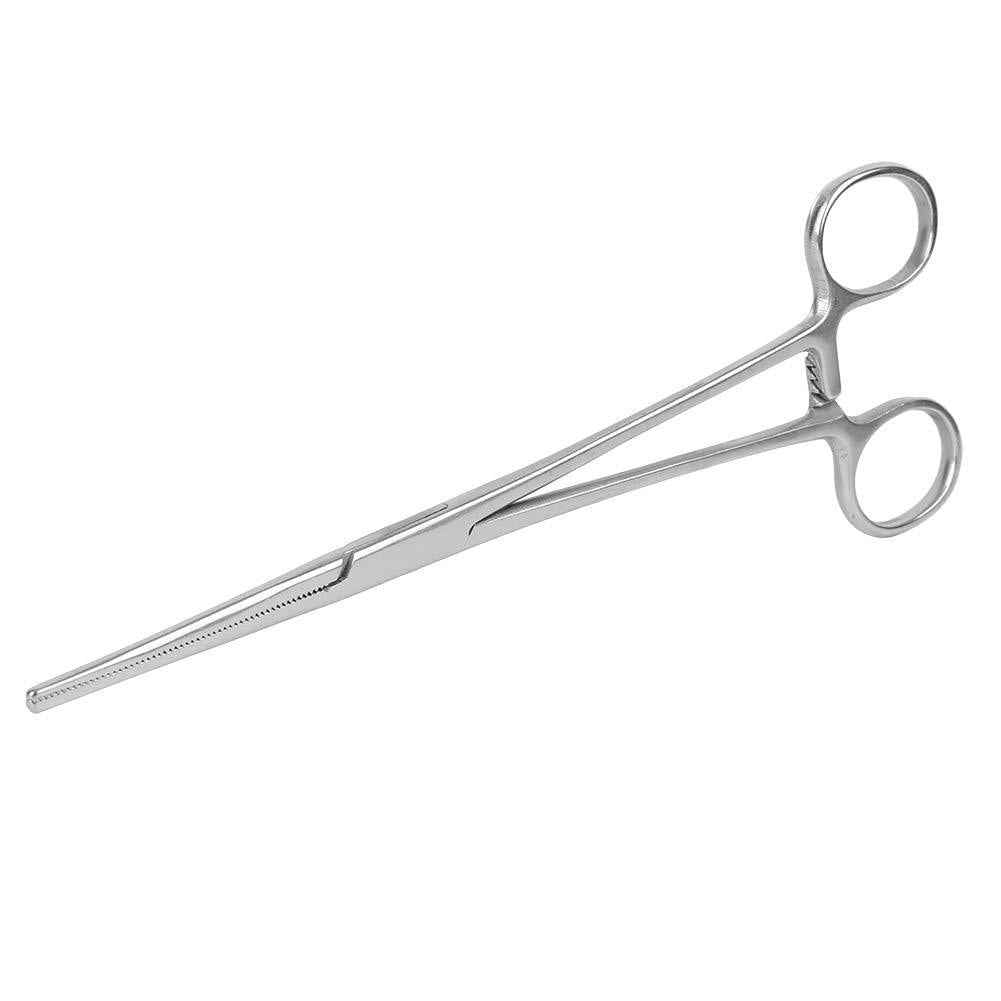 Stainless Steel Pet Forceps Haemostatic Forceps Piercing Dog Ear Hair Clamps Puller with Straight Tip Pet Groomers Scissors Tools - PawsPlanet Australia