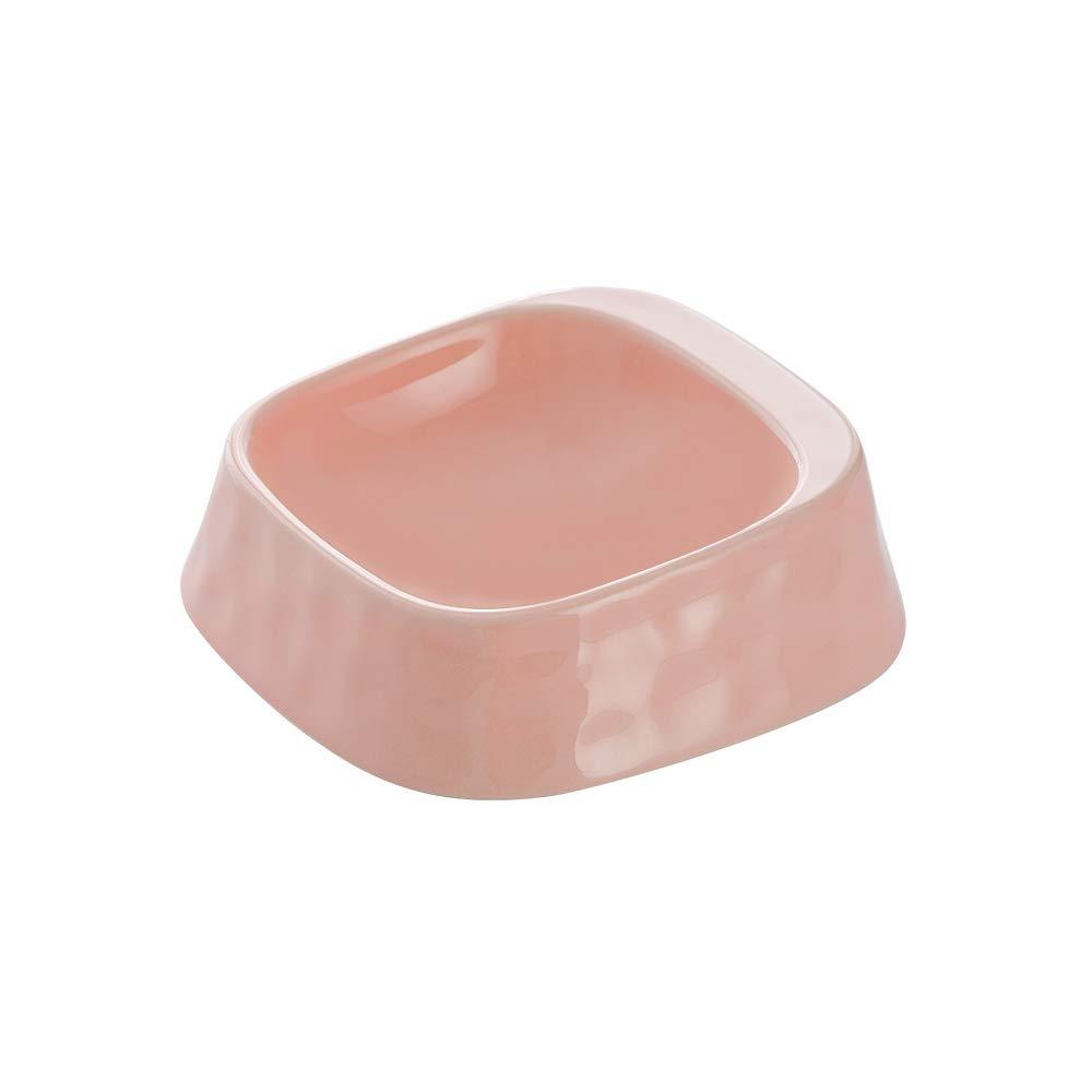 Pink Whisker Stress Free Cat Food Bowl Dog Bowl , Reliefs Whisker Fatigue, Wide dog Cat Dish, Non Slip Dog Cat Feeding Bowls, Shallow Cat Food Bowls, Non Skid Pet Bowls for Cats/rabbit/small dog Pink - PawsPlanet Australia