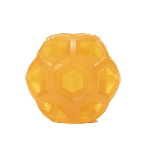 PUPWONG Dog Ball Toy Squeaky Pet Toys Chew Balls Waterproof Small Dog Toy For Dogs Playing Training Running Swiming (Orange) Orange - PawsPlanet Australia