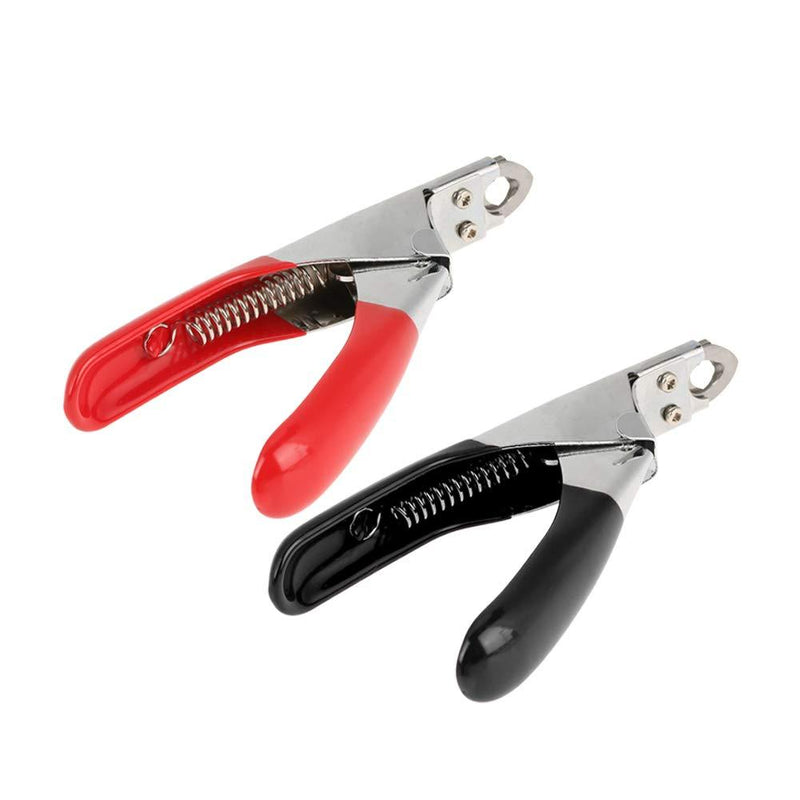 Oumefar Stainless Steel Pet Nail Scissors Dedicated Dog Toe Clippers Claw Shear Trimmer Cutter for Small Medium Dogs Cats(Black) 黑色 - PawsPlanet Australia