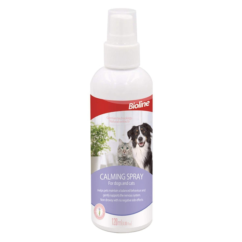 PetSol Calming Spray for Pets (120ml) with Natural Chamomile and Lavender, Room Spray or Pet Spray to Reduce Pet Anxiety and Stress, Help Improve Behaviour - PawsPlanet Australia