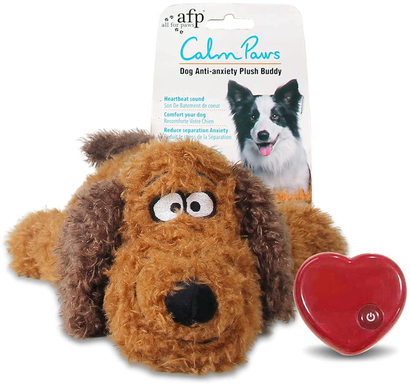 ALL FOR PAWS Snuggle Pet Heart Beat Behavioral Aid Plush Toy, Heart Beat Behavioral Aid Toys for Puppies, Puppy Anxiety Relief Toy Heart Beat Dog - PawsPlanet Australia