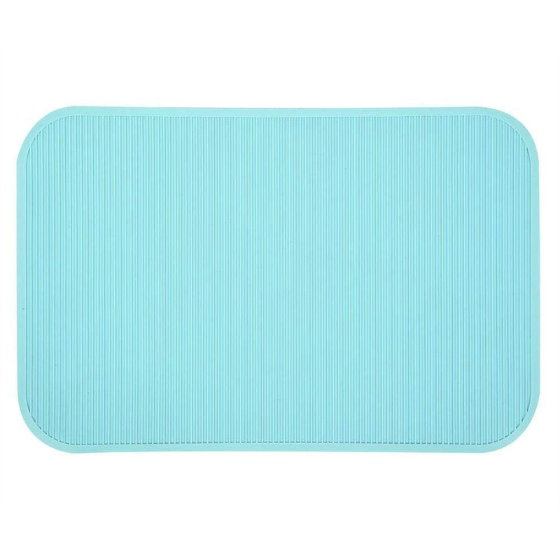 Oumefar Pet Non-Slip Rubber Mat Waterproof Dog Placemat Washable Feeding Mat for Pet Grooming Bathing Training Table(Green) Green - PawsPlanet Australia