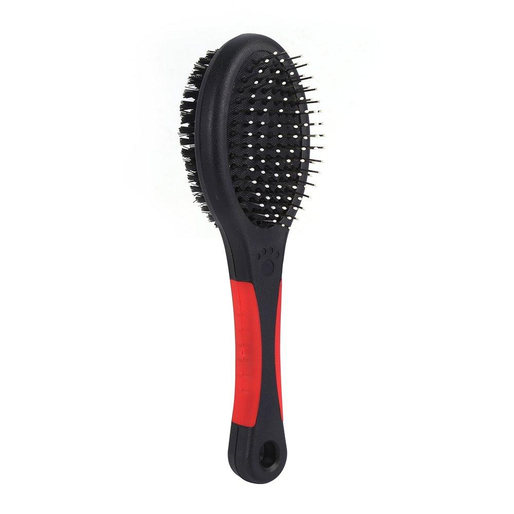 Oumefar Multifunctional Dog Brushes 2 Sided Pet Comb Plastic Handle Dog Hair Shedding Trimmer Grooming Tool for Long Short Hair Dogs Cats - PawsPlanet Australia