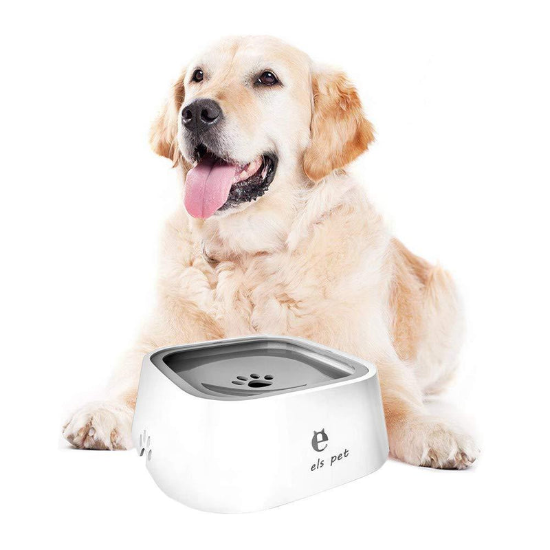 Oumefar Pet Water Bowl Anti-Spill Automatic Dog Bowl Vehicle Carried Floating Bowl Slow Water Suitable for Pet Puppies Kittens - PawsPlanet Australia