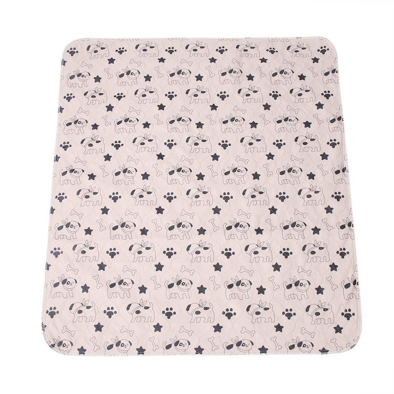 Oumefar 3 Sizes Waterproof Dog Pee Pad Cute Absorbent Whelping Pads Non-Slip Puppy Urine Mat for Dogs Training Travel Whelping(80 * 90cm) 80*90cm - PawsPlanet Australia