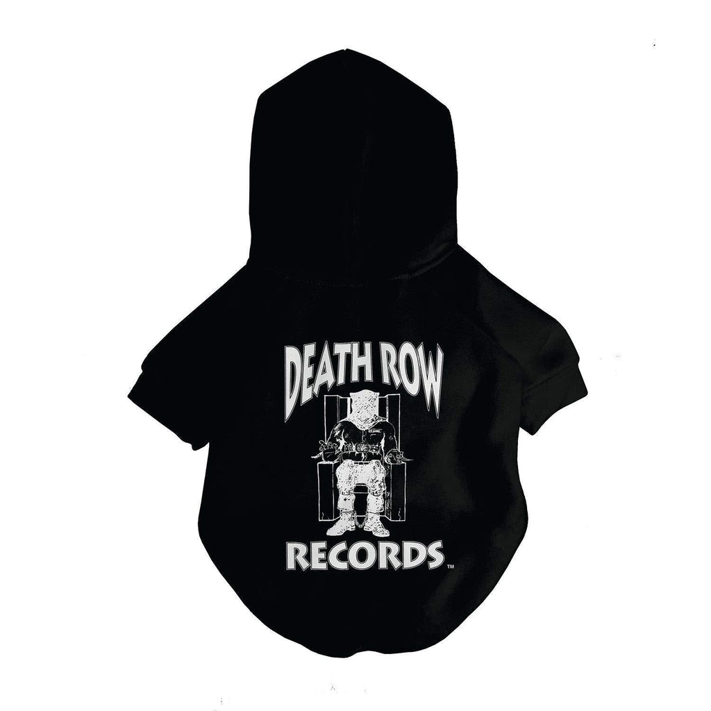 Fresh Pawz Death Row x The Logo |Black Dog Hoodie -Small S Black - PawsPlanet Australia