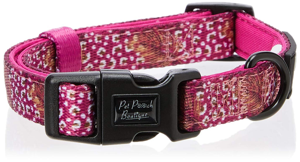 Pet Pooch Boutique Berry Palms Dog Collar, Small, 0.3 kg - PawsPlanet Australia